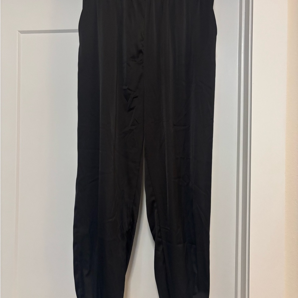 She + Sky Black Relaxed Pants